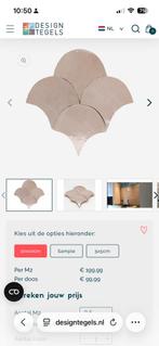 Zellige Gris Rose Poisson 5x5cm Design Tegels, Doe-het-zelf en Verbouw, Tegels, Ophalen, Overige materialen, Wandtegels, Nieuw