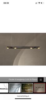 Hanglamp Ocular 4 zilver geborstelde, Ophalen of Verzenden, Zo goed als nieuw, Balpen, Overige merken