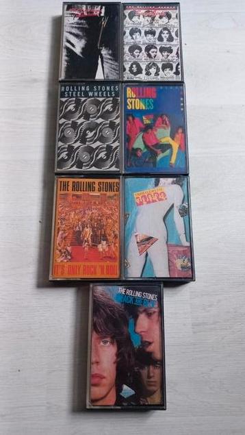 Rolling Stones cassettebandjes 7 stuks beschikbaar voor biedingen