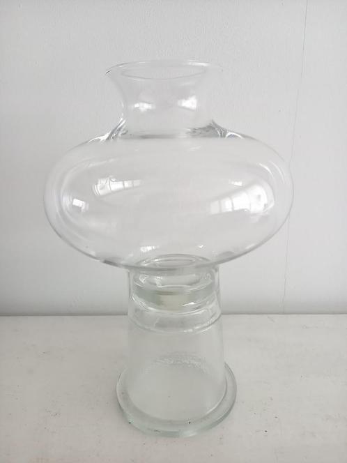 Mooi groot windlicht, 26 cm hoog, breedte 18 cm., Huis en Inrichting, Woonaccessoires | Kandelaars en Kaarsen, Gebruikt, Kandelaar
