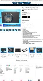 Pioneer TS-D10D2 1500W 10 inch subwoofer ( 500W RMS ), Auto diversen, Autospeakers, Haven 1087, Keetberglaan 1, 9120 Melsele, België