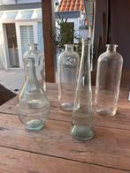 Glazen vazen, Huis en Inrichting, Woonaccessoires | Vazen, Ophalen, Gebruikt, Overige kleuren, Glas