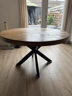 Ronde Mango Eettafel - 130cm Diameter, Huis en Inrichting, Tafels | Eettafels, 100 tot 150 cm, Rond, Ophalen of Verzenden, Zo goed als nieuw