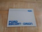 Ford Escort MK4 ook Cabrio - Handleiding Instructieboek - NL, Verzenden