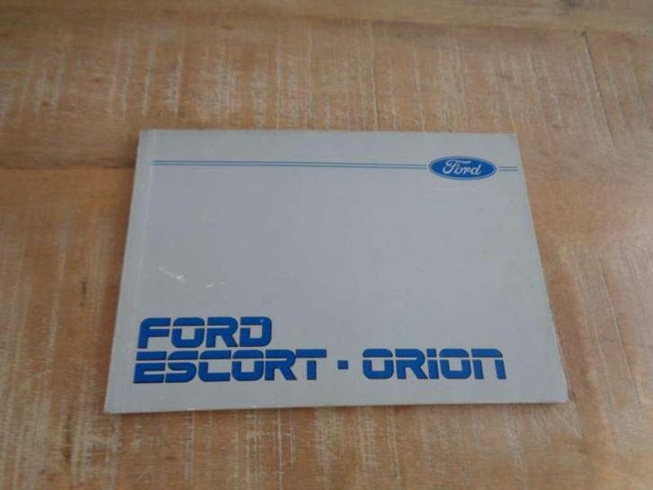 Ford Escort MK4 ook Cabrio - Handleiding Instructieboek - NL, Auto diversen, Handleidingen en Instructieboekjes, Verzenden