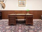 Klassiek Engels Chesterfield Bureau Partnerdesk, Antiek en Kunst, Ophalen