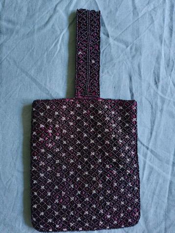 Retro Art Deco MNG tas met kraaltjes geborduurd avondtasje beschikbaar voor biedingen