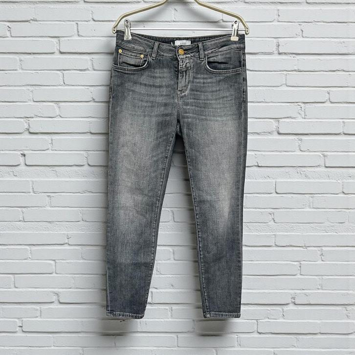 Closed Jeans Maat W26 Grijs Baker Straight Leg 7/8, Kleding | Dames, Spijkerbroeken en Jeans, Zo goed als nieuw, W27 (confectie 34) of kleiner