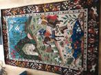Handgeknoopte, selfmade wandkleed , Perzische kunst 120x190, Antiek en Kunst, Antiek | Kleden en Textiel, Ophalen