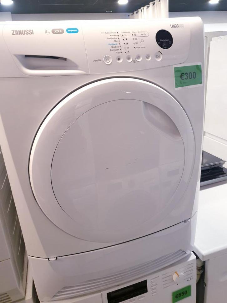 condens droger ️️Zanussi 8KG️️️✅️ INC GARANTIE, Witgoed en Apparatuur, Wasdrogers, Zo goed als nieuw, Condens, Voorlader, 6 tot 8 kg