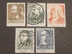 NEDERLAND | 1939 | NVPH 318-322 | Gestempeld, Verzenden, T/m 1940, Gestempeld