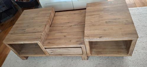 Salontafel, Huis en Inrichting, Tafels | Salontafels, Gebruikt, Minder dan 50 cm, 50 tot 100 cm, 100 tot 150 cm, Rechthoekig, Ophalen
