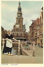 Alkmaar- -Waag., Verzamelen, 1940 tot 1960, Gelopen, Noord-Holland, Verzenden