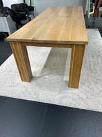 Massief teakhouten tafel 250 x 100 cm, Huis en Inrichting, 200 cm of meer, 100 tot 150 cm, Ophalen of Verzenden, Zo goed als nieuw