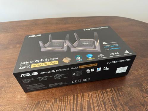 2x RT-AX92U Tri Band WiFi 6 160Mhz ASUS AiMesh, Computers en Software, Routers en Modems, Zo goed als nieuw, Router, Ophalen of Verzenden