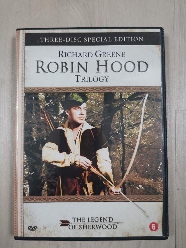 Robin Hood trilogy (1956) (3dvds), Cd's en Dvd's, Dvd's | Avontuur, Zo goed als nieuw, Vanaf 6 jaar, Ophalen of Verzenden