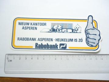 sticker oud Asperen Heukelum rabobank retro vintage oke beschikbaar voor biedingen