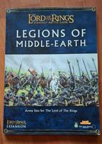 legions of middle earth (2x), Hobby en Vrije tijd, Wargaming, Met verf, Zo goed als nieuw, Boek of Catalogus, Lord of the Rings