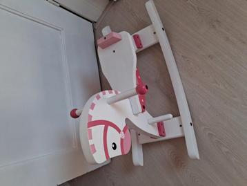 Hobbelpaard bandits and angels roze wit beschikbaar voor biedingen