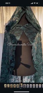 Selham groen van kant met sleep, Kleding | Dames, Trouwkleding en Trouwaccessoires, Ophalen of Verzenden, Zo goed als nieuw, Groen