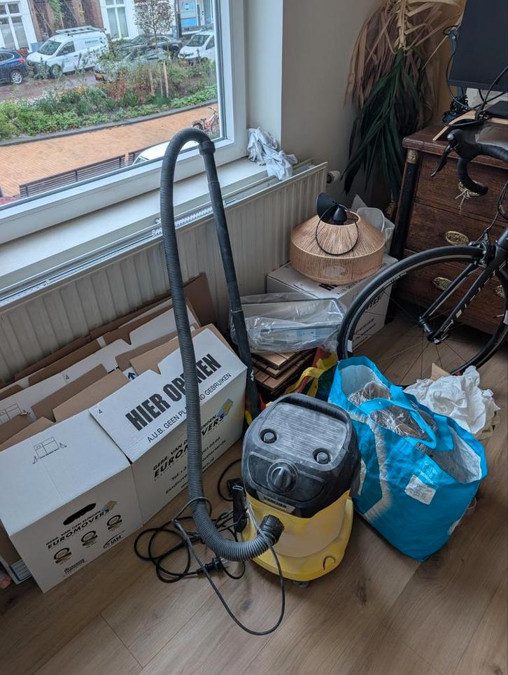 Karcher bouwstofzuiger - Gebruikt, Witgoed en Apparatuur, Stofzuigers, Gebruikt, Ophalen