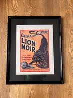 vintage advertentie Lion Noir retro reclameposter, Verzenden, Gebruikt, Overige typen