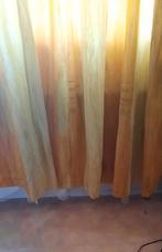 Mooie frisse overgordijnen ton sur ton geel /oranje, Ophalen, 200 cm of meer, 200 cm of meer