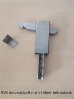 RVS deurvastzetter poortvastzetter Wepewe met betondook, -, Nieuw, Ophalen of Verzenden, -