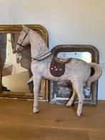 Brocant Frans geleefd oud caroussel paard, Ophalen of Verzenden