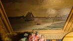 Cor Noltee - Gezicht op Dordrecht vanaf Papendrecht, Antiek en Kunst, Kunst | Schilderijen | Klassiek, Ophalen of Verzenden