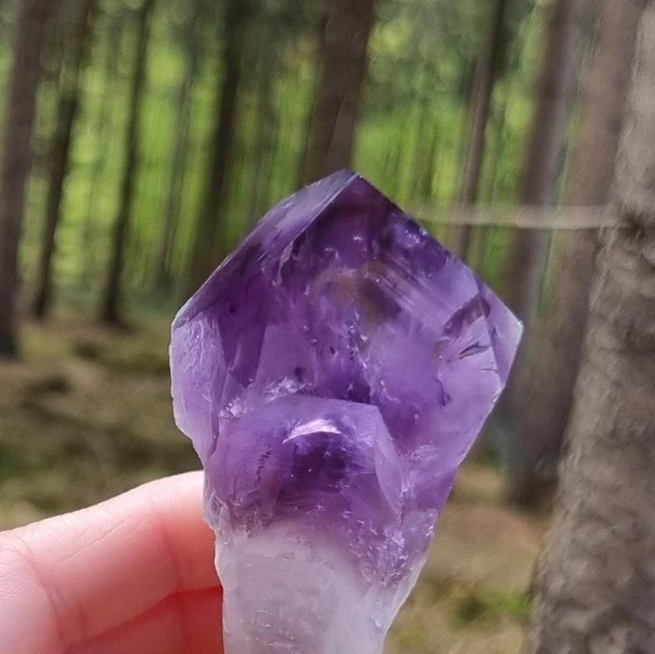 Amethist punt, Verzamelen, Mineralen en Fossielen, Mineraal, Ophalen of Verzenden