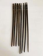 Vintage Set Sushi Stokje Hout Houtsnijwerk 7,50 SET, Ophalen of Verzenden