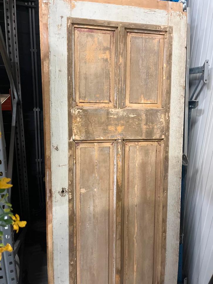 Oude deuren: Amsterdamse gracht & jaren '30, Doe-het-zelf en Verbouw, Deuren en Horren, Gebruikt, Binnendeur, 200 tot 215 cm, 80 tot 100 cm