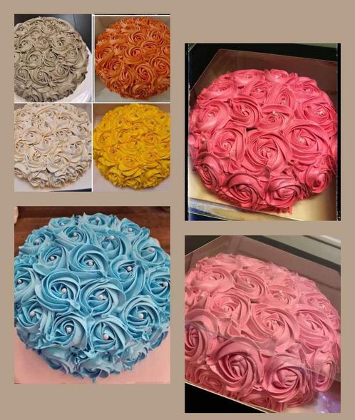 Rozen Taart, Hobby en Vrije tijd, Taarten en Cupcakes maken, Nieuw, Taarten, Ophalen