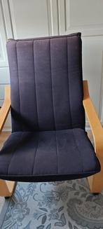 zwarte ikea poang stoel, Huis en Inrichting, Fauteuils, Ophalen, Gebruikt, 75 tot 100 cm