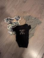 3 jongens rompers maat 50/56, Kinderen en Baby's, Babykleding | Maat 50, Ophalen of Verzenden, Zo goed als nieuw, Jongetje, Nacht- of Onderkleding
