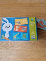 Djeco Puzzle Duo - Dieren Puzzel, Kinderen en Baby's, Speelgoed | Kinderpuzzels, Ophalen of Verzenden, 10 tot 50 stukjes, Zo goed als nieuw
