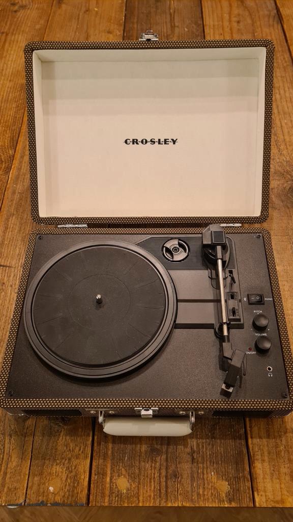 Crosley Cruiser Deluxe Platenspeler - Koffermodel, Audio, Tv en Foto, Platenspelers, Zo goed als nieuw, Platenspeler, Overige merken