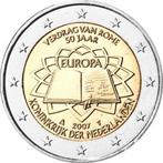 Nederland 2 euro Verdrag van Rome 2007 UNC in munthouder, Postzegels en Munten, Munten | Nederland, Ophalen of Verzenden, Koningin Beatrix