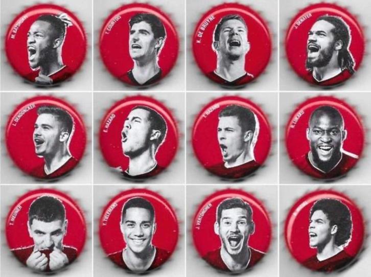 Jupiler set Red Inside caps compleet set kroontjes, Verzamelen, Biermerken, Nieuw, Jupiler, Verzenden