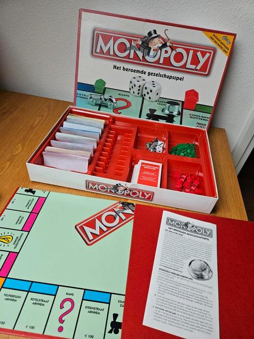 Monopoly Bordspel - Het Beroemde Gezelschapsspel, Hobby en Vrije tijd, Gezelschapsspellen | Bordspellen, Gebruikt, Drie of vier spelers