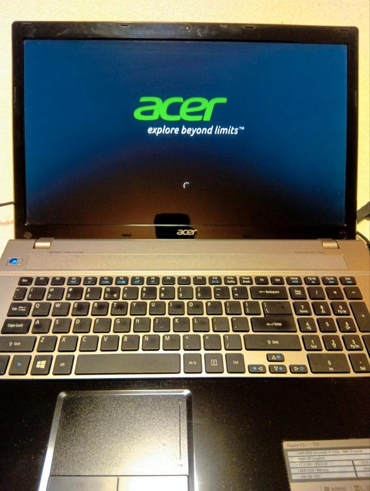 Acer Aspire V3-731 (VA70) notebook scherm 17,3" Led HD+glosy, Computers en Software, Windows Laptops, Gebruikt, 17 inch of meer