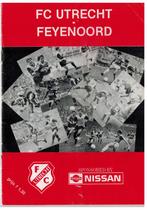 Programma FC Utrecht - Feyenoord 27 november 1983, Ophalen of Verzenden, Gebruikt, Feyenoord, Boek of Tijdschrift