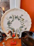 Handgemaakt Botanisch Dienblad, Huis en Inrichting, Rond, Ophalen of Verzenden, Zo goed als nieuw, X