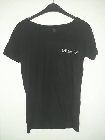 Delain t-shirt, zwart! beschikbaar voor biedingen