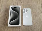 iPhone 15 Pro 128GB - 100% Batterij!, 128 GB, Wit, Ophalen of Verzenden, Zo goed als nieuw