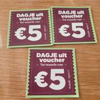 3x 5 euro korting voor een dagje uit, Verzamelen, Supermarktacties, Plus, Ophalen of Verzenden