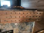 Mooi houten wijnrek, Ophalen, Zo goed als nieuw, 25 flessen of meer, 75 cm of meer