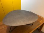 Grijze salon tafel, Huis en Inrichting, Ophalen, Metaal, 50 tot 100 cm, 50 tot 100 cm