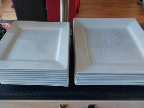 Servies diverse wit, Huis en Inrichting, Keuken | Servies, Gebruikt, Bord(en), Effen, Porselein, Ophalen